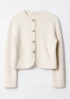 Strukturierte Cardigan mit Glitzerfäden
