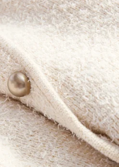 Strukturierte Cardigan mit Glitzerfäden