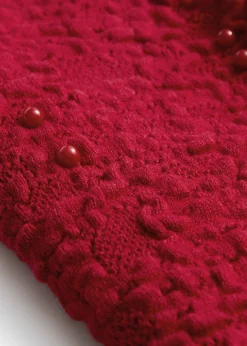 Strukturierter Jacquard-Strickpullover