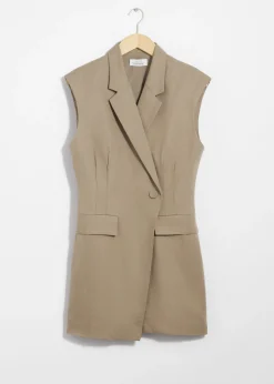 Strukturiertes Blazer-Minikleid