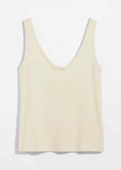 Tanktop aus Leinen-Mix