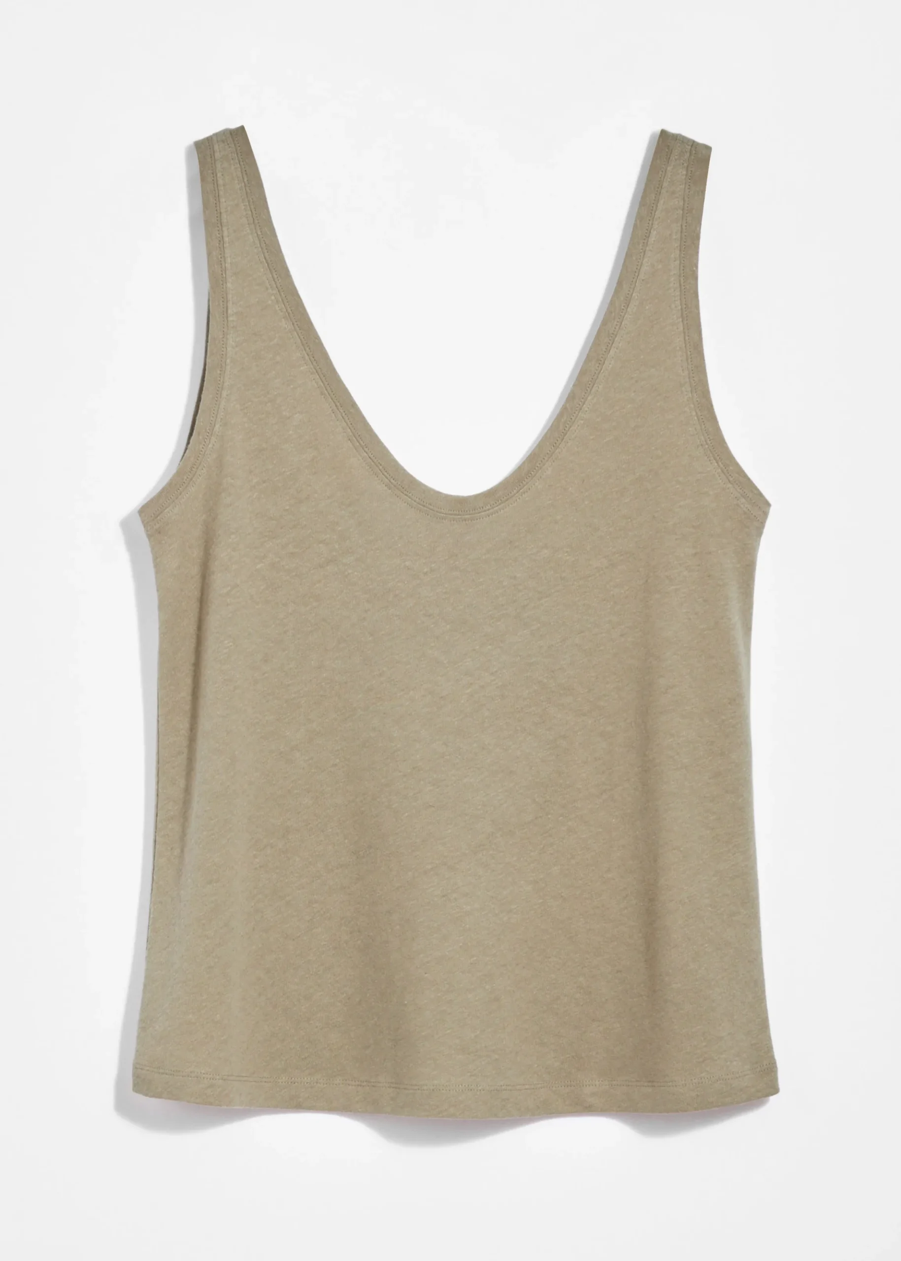 Tanktop aus Leinen-Mix