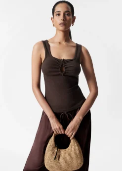 Tanktop mit Schnallendetail