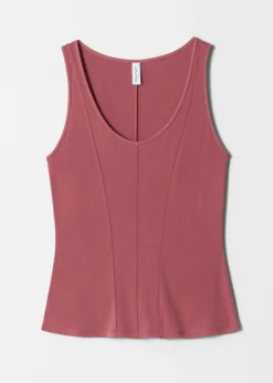 Tanktop mit Steppnähten