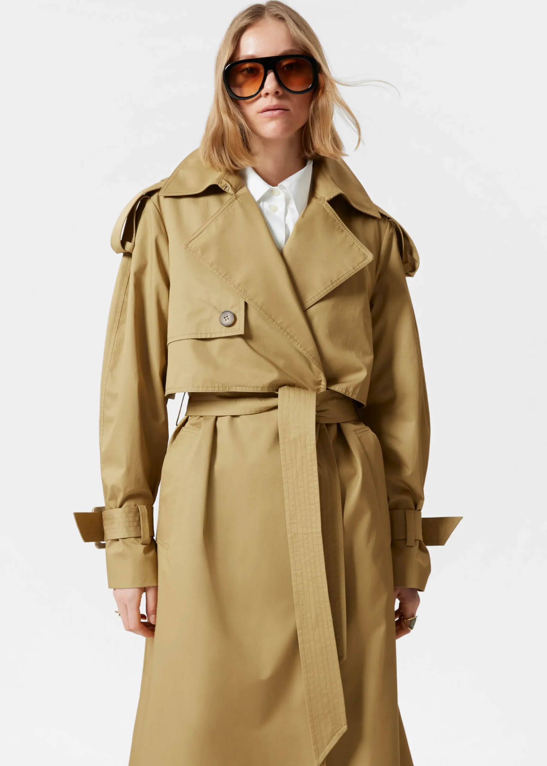 Trenchcoat mit Gürtel