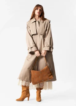 Trenchcoat mit Tunnelkragen