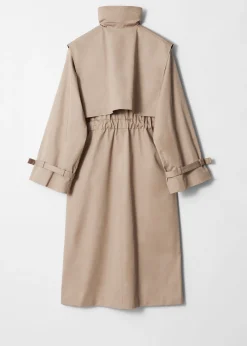 Trenchcoat mit Tunnelkragen