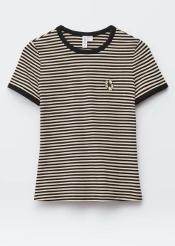 T-Shirt mit Stickerei