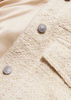 Tweedjacke mit Kordelzug