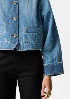 Verkürzte Jeansjacke