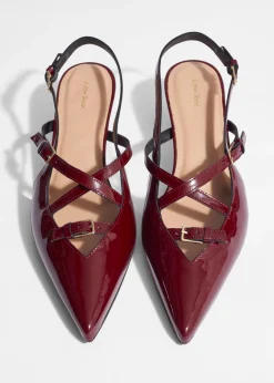 Verzierte Slingback-Pumps