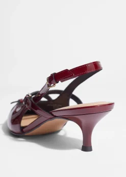 Verzierte Slingback-Pumps