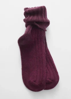 Weiche Wollsocken