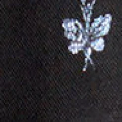 Weite Jacquard-Hose mit Metallic-Muster