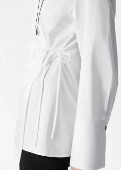 Wickelbluse zum Binden