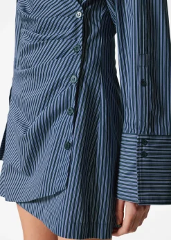 Wickel-Hemdkleid in Minilänge