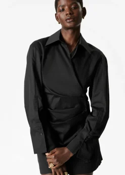 Wickel-Hemdkleid in Minilänge