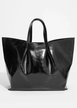 XL-Tragetasche aus Leder
