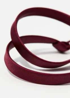 Zweier-Set Satin-Haarbänder