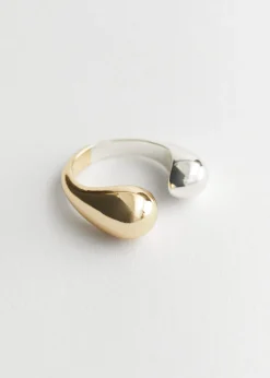 Zweifarbiger offener Ring